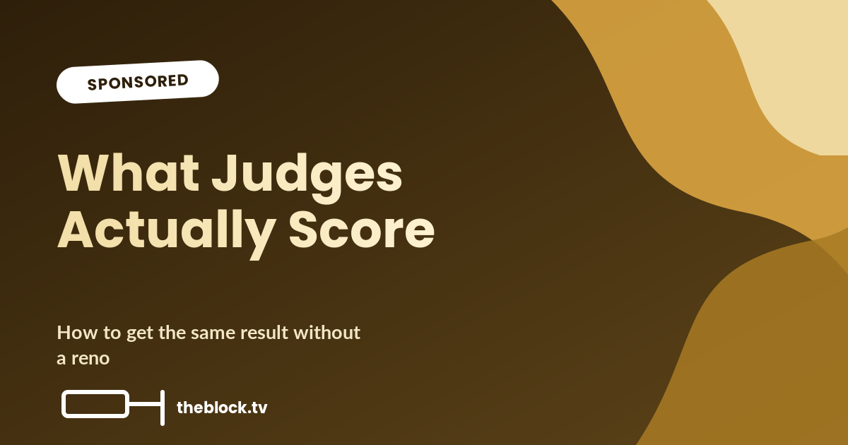 What The Block Judges Actually Score Every Week (And How to Get the Same Result Without a Reno)