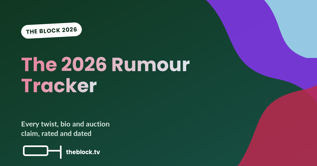 The Block 2026 Rumour Tracker: Twists, Bios and Auction Watch